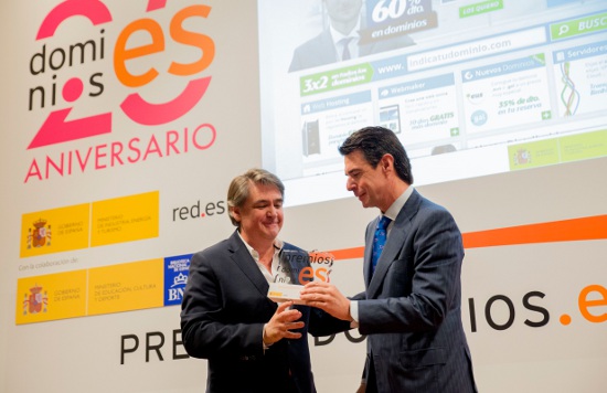 Red.es otorga a Arsys el premio a la mejor página web