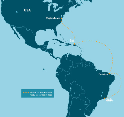 Telefónica despliega 11.000 kilómetros de cable submarino entre Brasil y EE UU