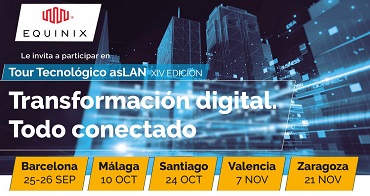 Equinix presenta sus últimas novedades en el tour de asLAN en Barcelona
