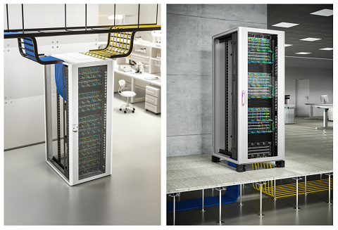 Gestión de cables con calidad profesional con el nuevo rack para redes TX CableNet de Rittal