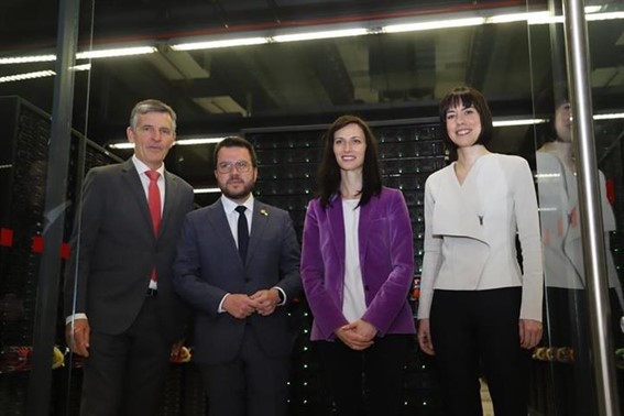 Morant visita el Barcelona Supercomputing Center
