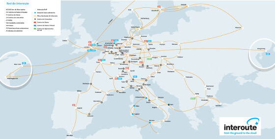 . La red híbrida de Interoute conecta los lugares de producción principales de Sappi en Europa mediante la red MPLS del operador